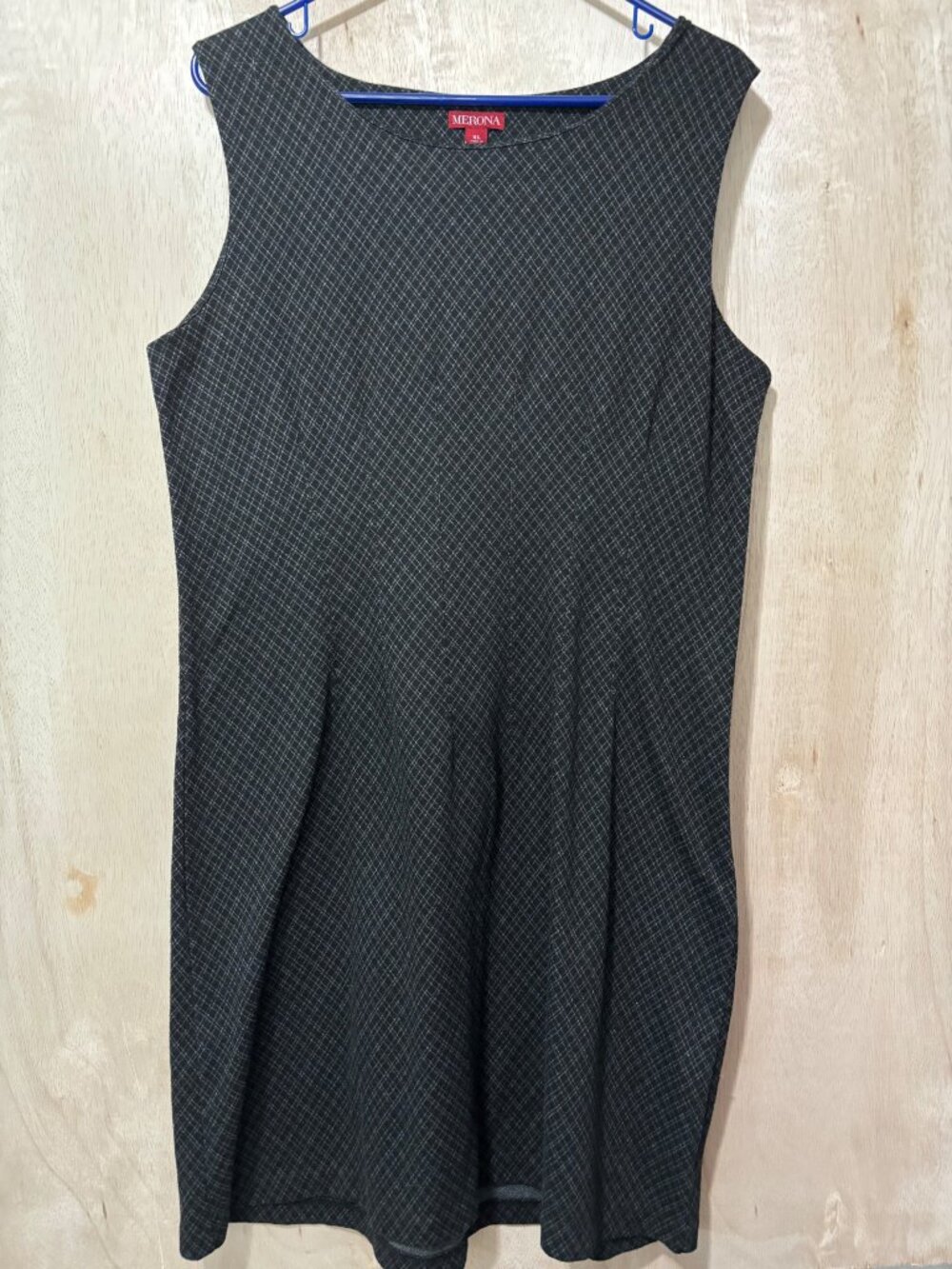 Merona Sleeveless Dress‎ Black Patterned XL